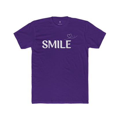 Smile T-Shirt — Minimal Heart Graphic Tee, Positive Message Shirt