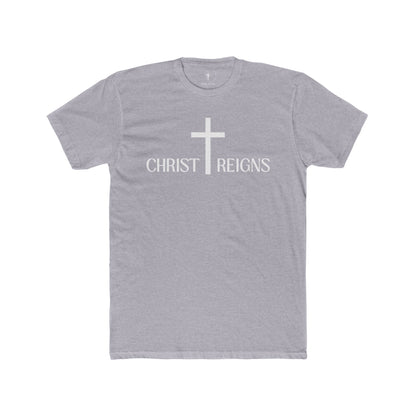 Christ Reigns Cross T‑Shirt — Christian Faith Graphic Tee