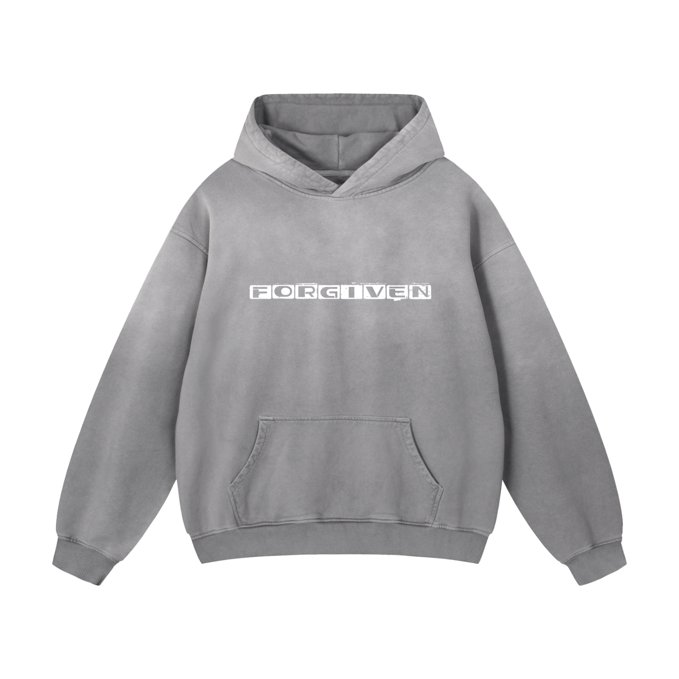 Forgiven - Heavyweight Sun Faded Oversized Hoodie