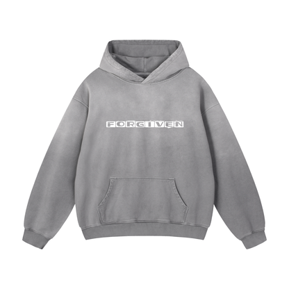 Forgiven - Heavyweight Sun Faded Oversized Hoodie