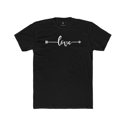 Love Arrow Tee — Women's Casual Rust Cotton Shirt