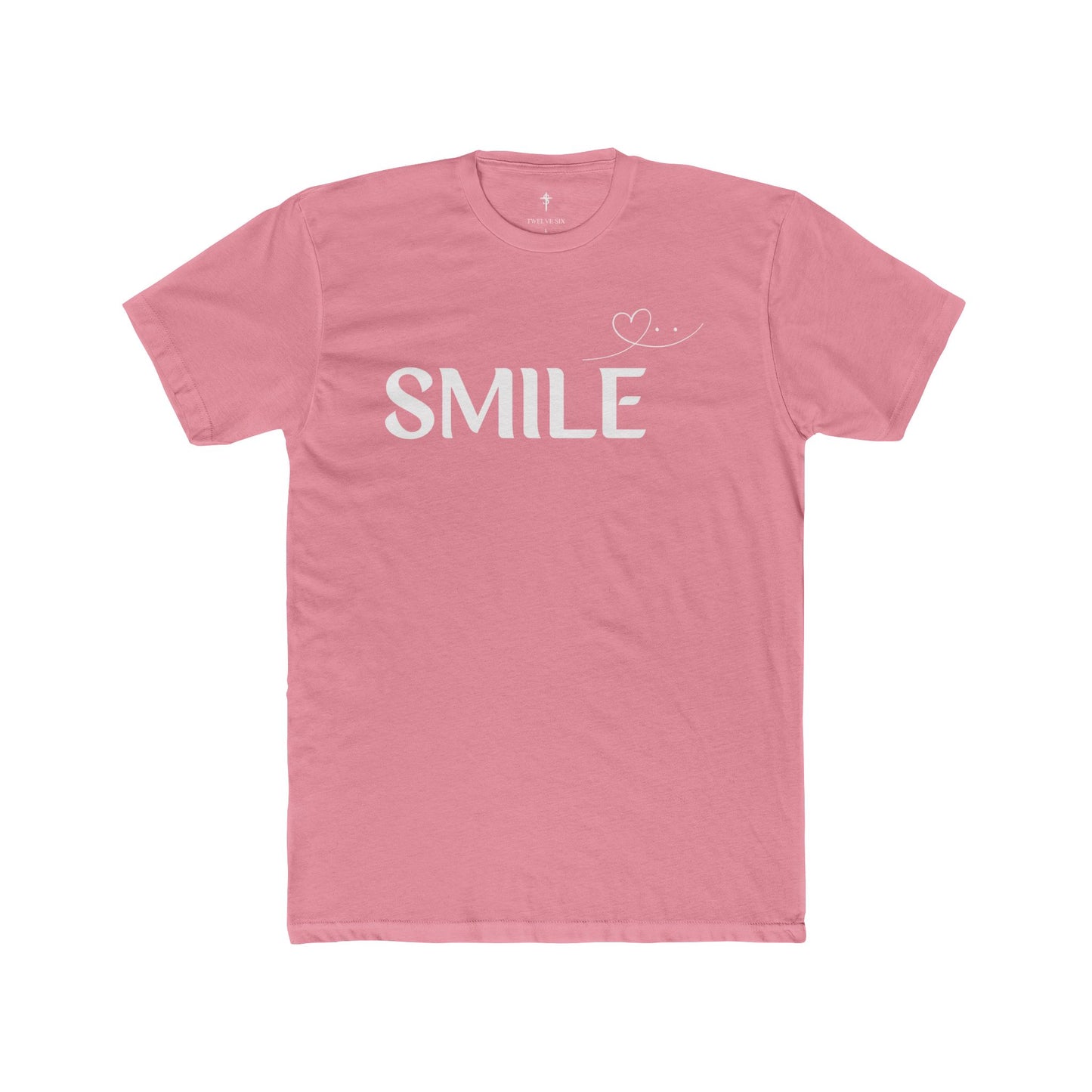 Smile T-Shirt — Minimal Heart Graphic Tee, Positive Message Shirt