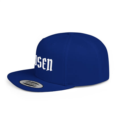 Chosen Flat Bill Snapback Hat — Bold Gothic Streetwear Cap