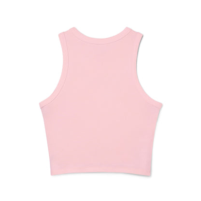 Locally Hated Racer Tank Top — Women's Micro Rib Cropped Tank
