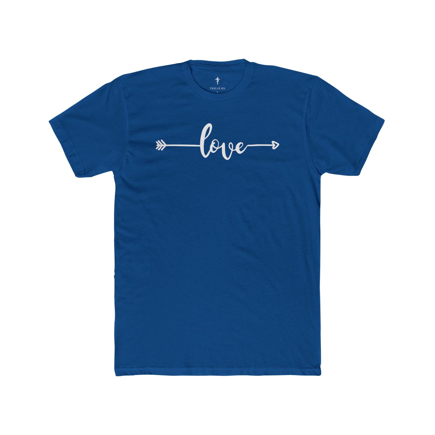 Love Arrow Tee — Women's Casual Rust Cotton Shirt