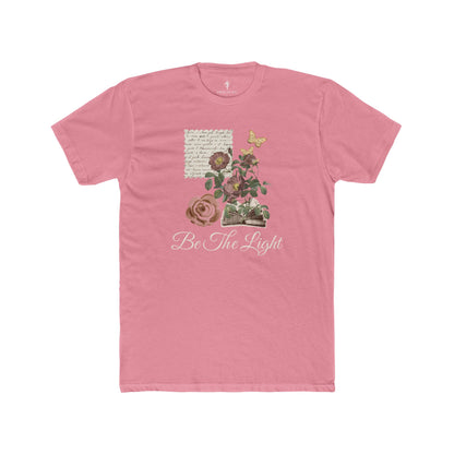 Be The Light Floral Tee — Inspirational Flower Graphic T-Shirt