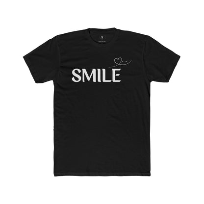 Smile T-Shirt — Minimal Heart Graphic Tee, Positive Message Shirt
