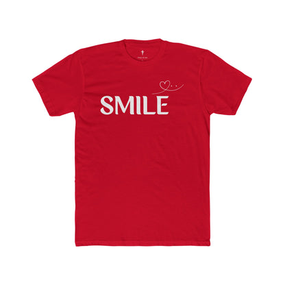 Smile T-Shirt — Minimal Heart Graphic Tee, Positive Message Shirt