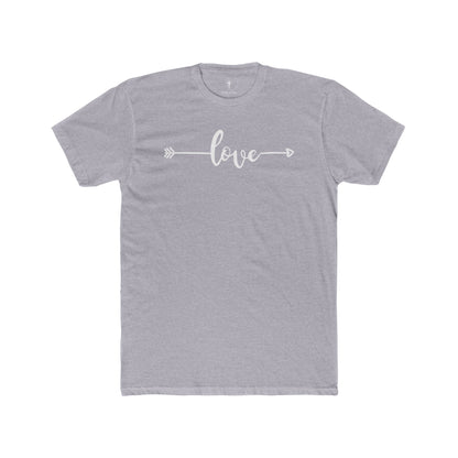 Love Arrow Tee — Women's Casual Rust Cotton Shirt