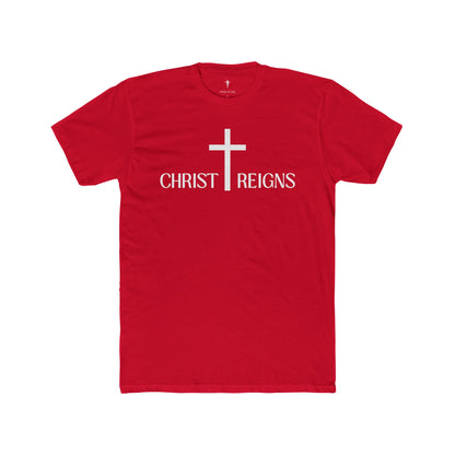 Christ Reigns Cross T‑Shirt — Christian Faith Graphic Tee