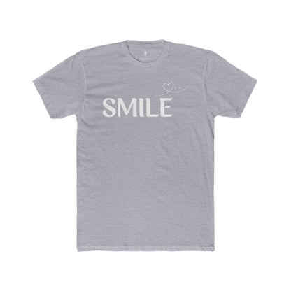 Smile T-Shirt — Minimal Heart Graphic Tee, Positive Message Shirt