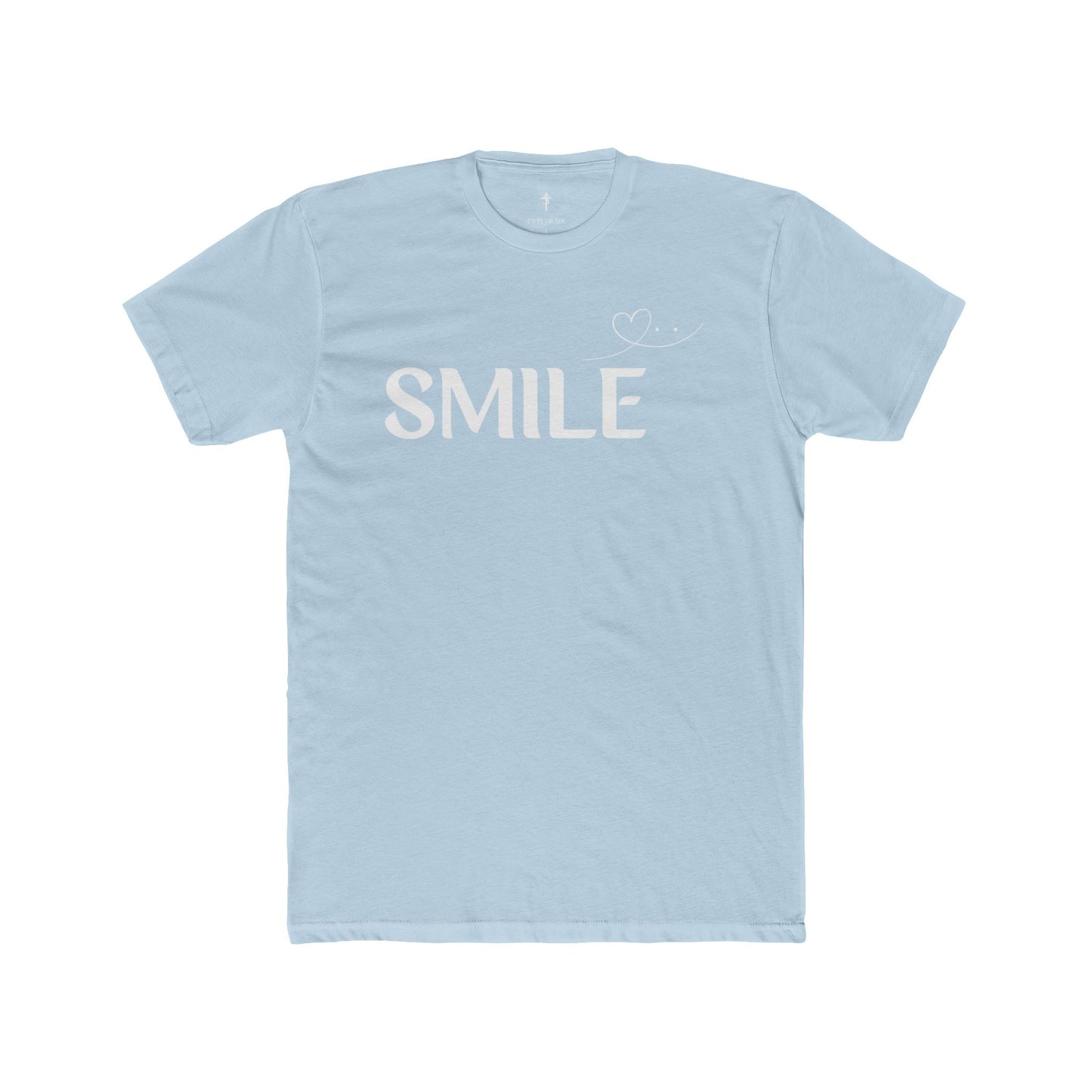 Smile T-Shirt — Minimal Heart Graphic Tee, Positive Message Shirt