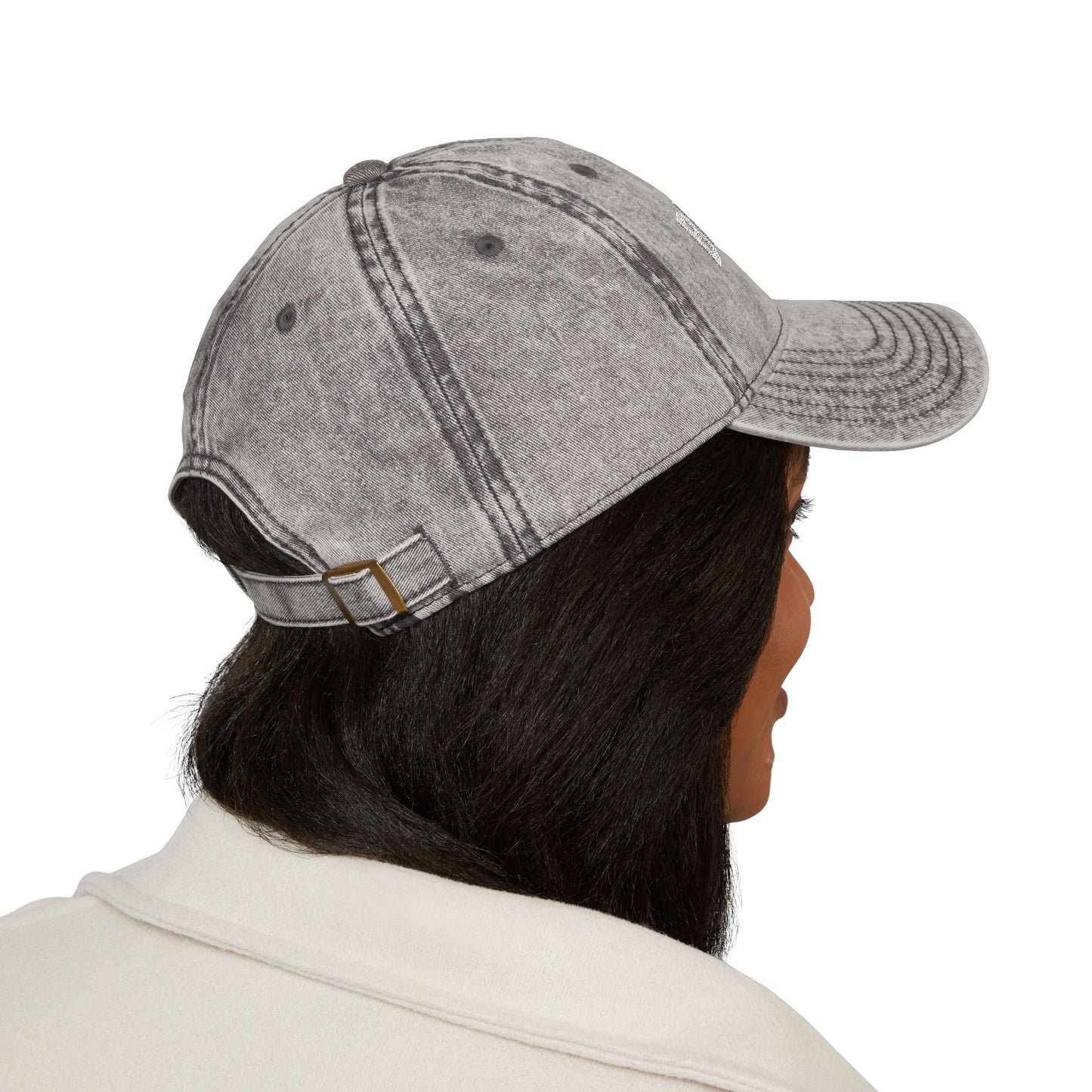 Blessed Vintage Embroidered Cap — Washed Red Baseball Hat