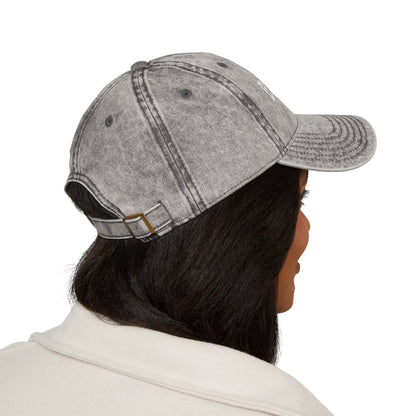 Blessed Vintage Embroidered Cap — Washed Red Baseball Hat