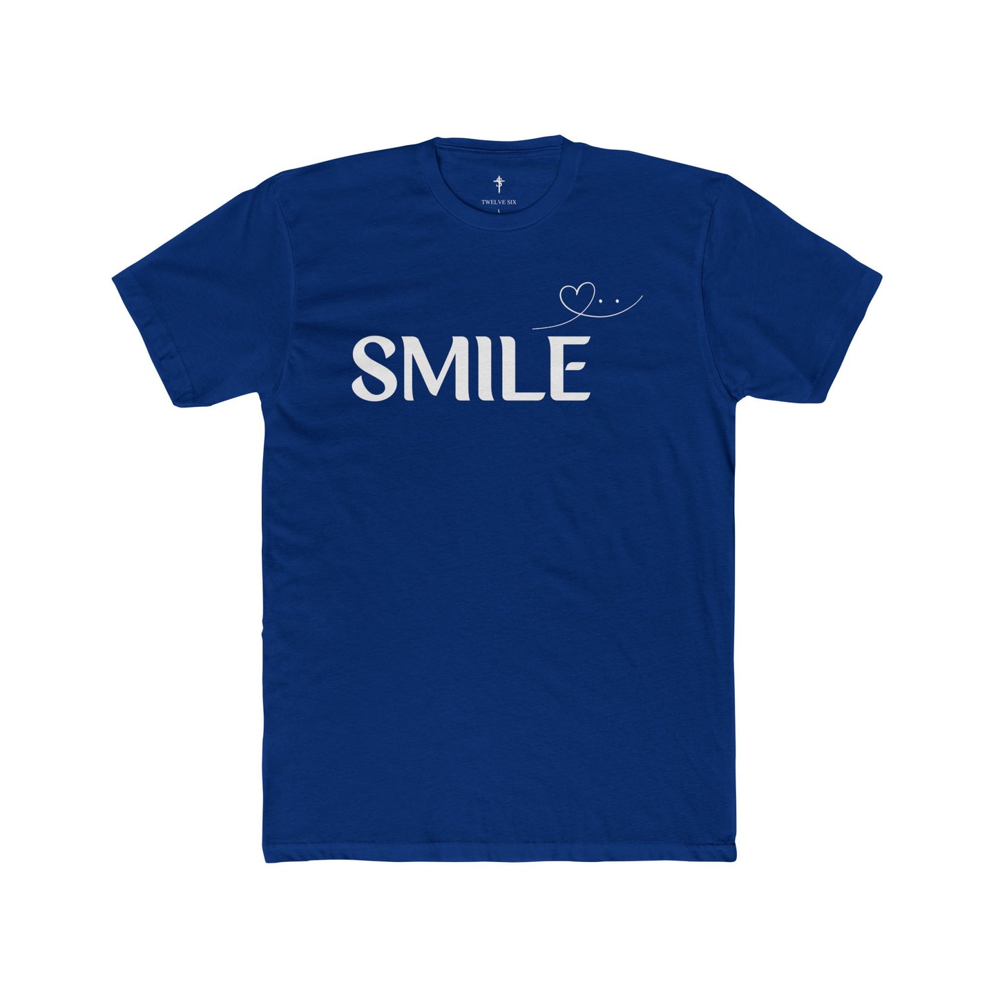 Smile T-Shirt — Minimal Heart Graphic Tee, Positive Message Shirt
