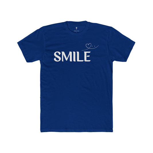 Smile T-Shirt — Minimal Heart Graphic Tee, Positive Message Shirt