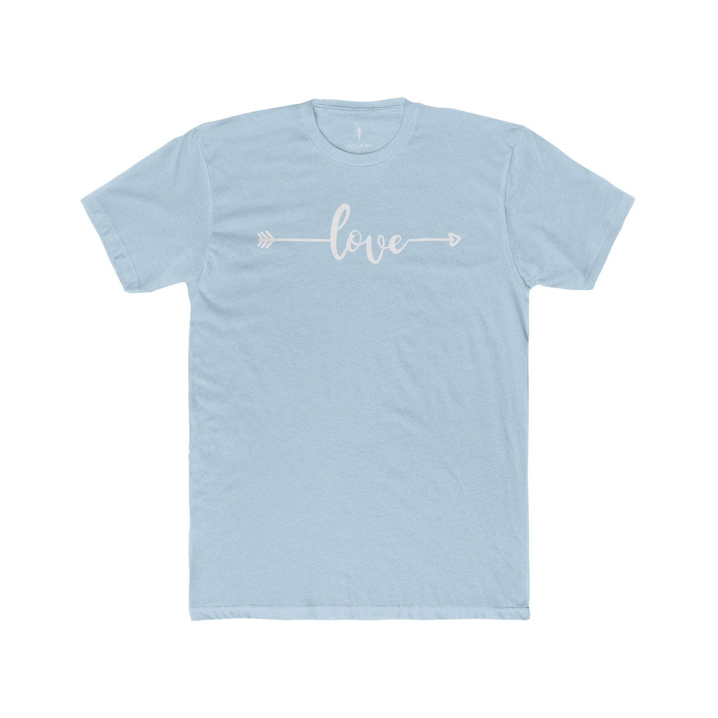 Love Arrow Tee — Women's Casual Rust Cotton Shirt