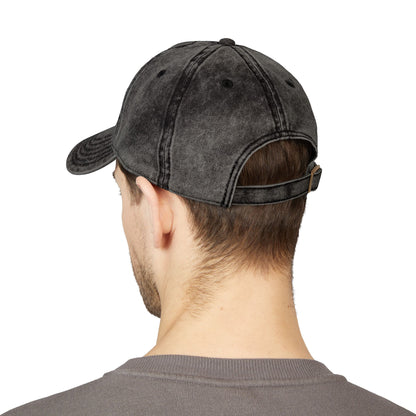 Blessed Vintage Embroidered Cap — Washed Red Baseball Hat