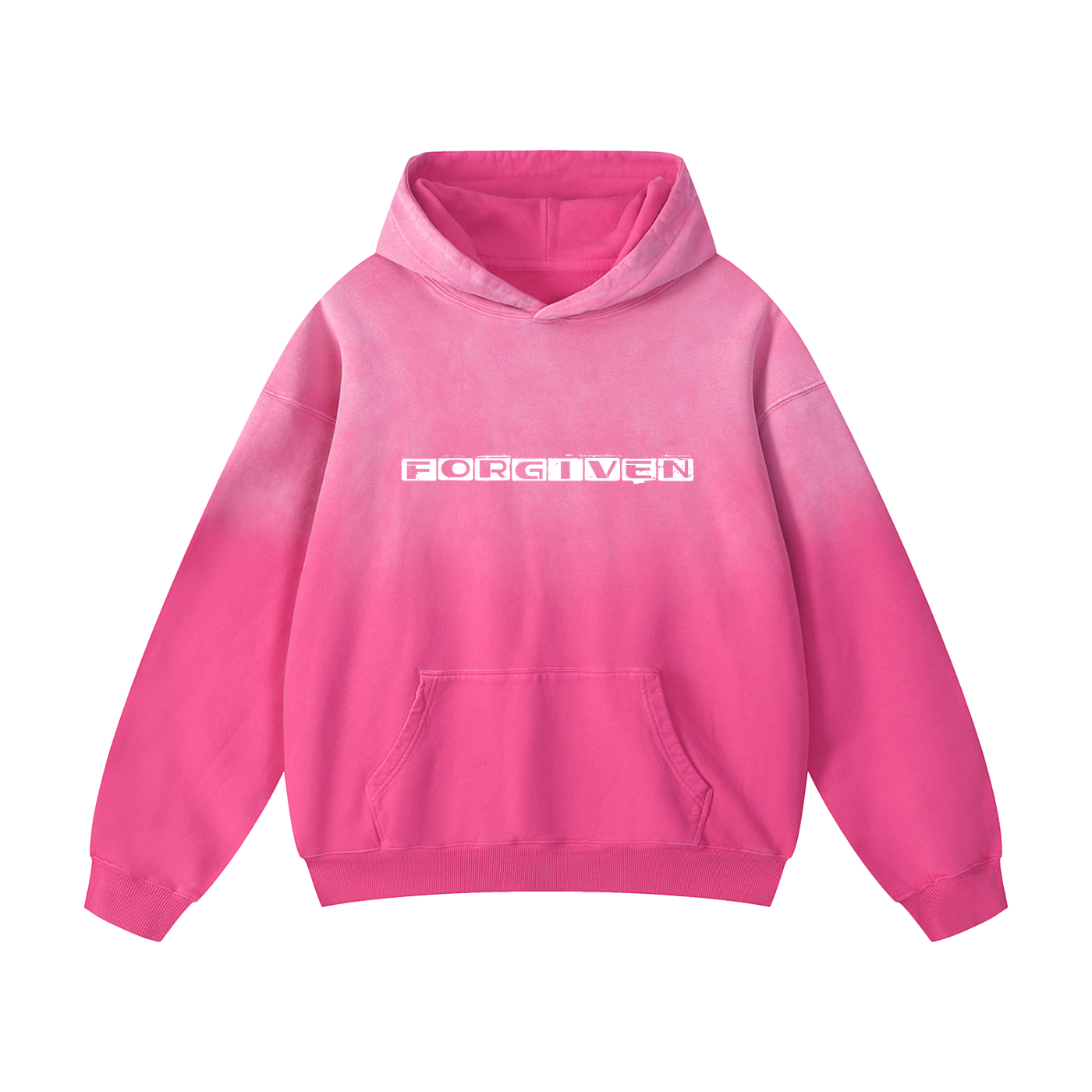Forgiven - Heavyweight Sun Faded Oversized Hoodie