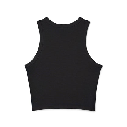 Locally Hated Racer Tank Top — Women's Micro Rib Cropped Tank