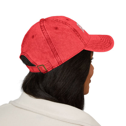 Forgiven Embroidered Vintage Cap — Washed Red Dad Hat
