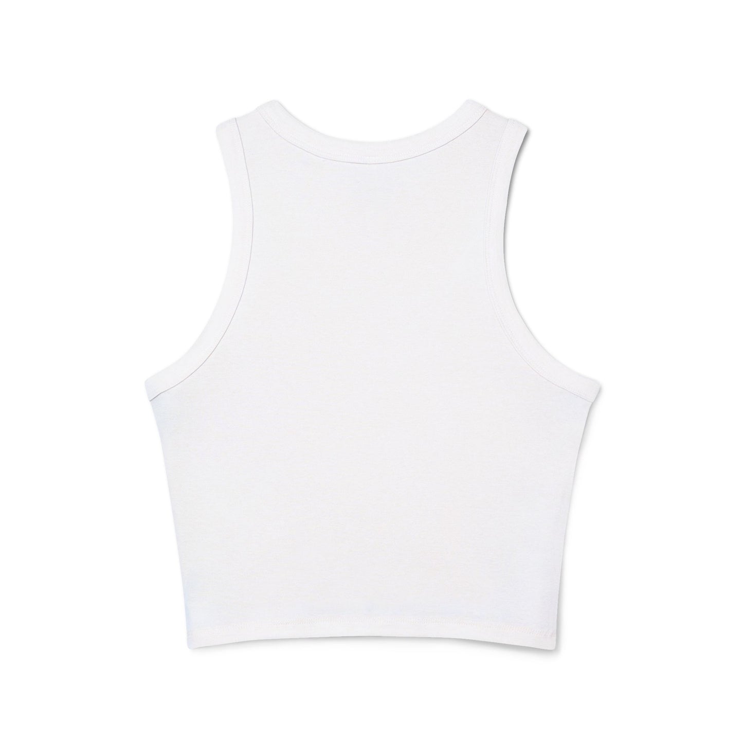 Halloqueen Racer Tank Top — Cute Gothic Ghosts Halloween Crop