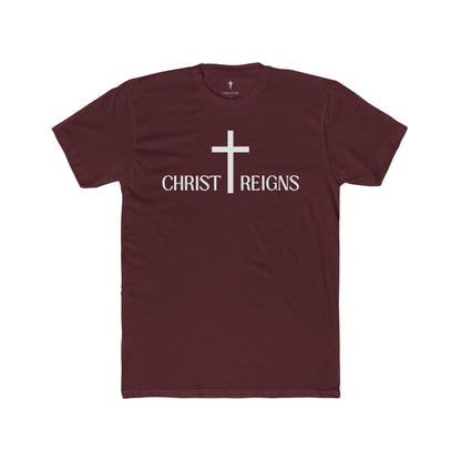 Christ Reigns Cross T‑Shirt — Christian Faith Graphic Tee