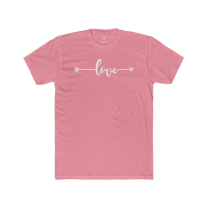 Love Arrow Tee — Women's Casual Rust Cotton Shirt