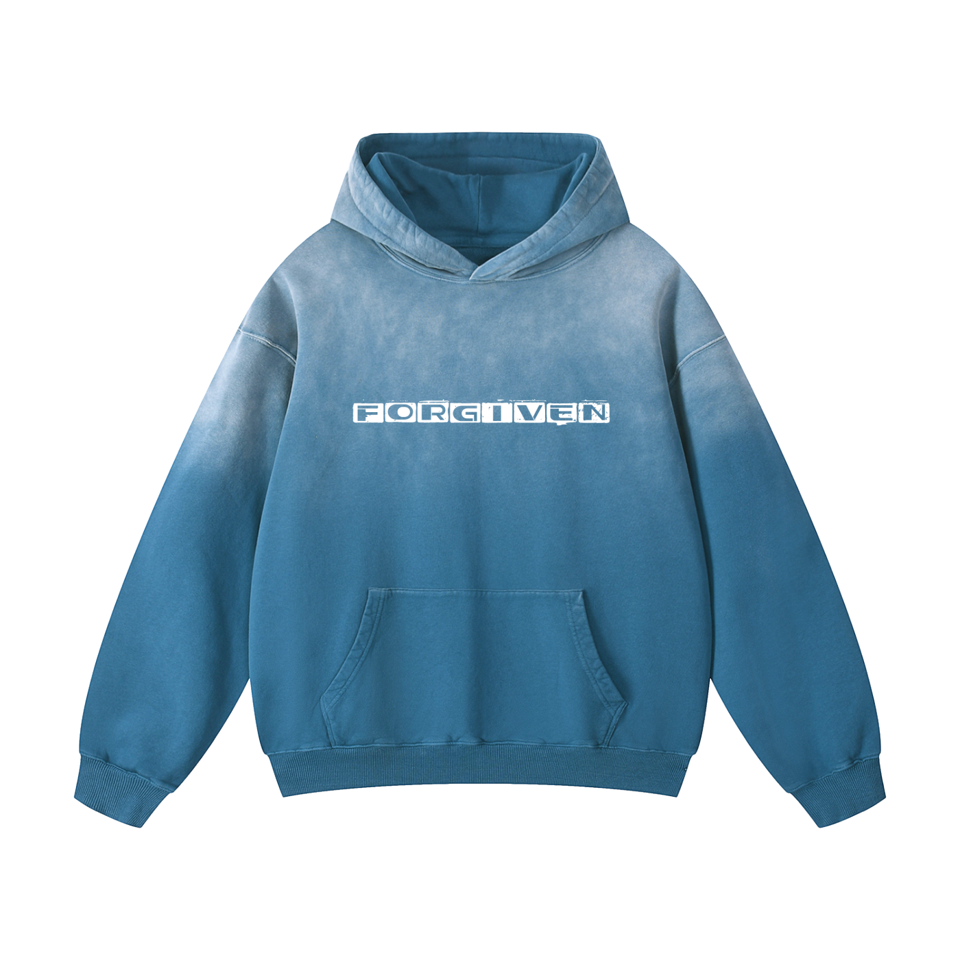 Forgiven - Heavyweight Sun Faded Oversized Hoodie