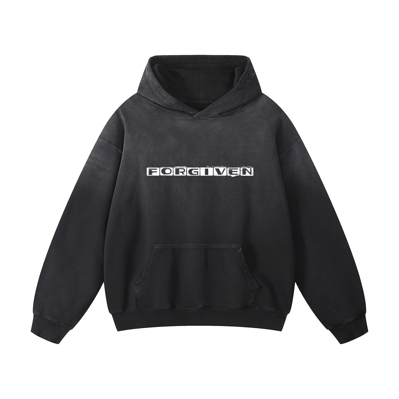 Forgiven - Heavyweight Sun Faded Oversized Hoodie