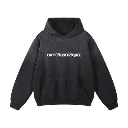 Forgiven - Heavyweight Sun Faded Oversized Hoodie