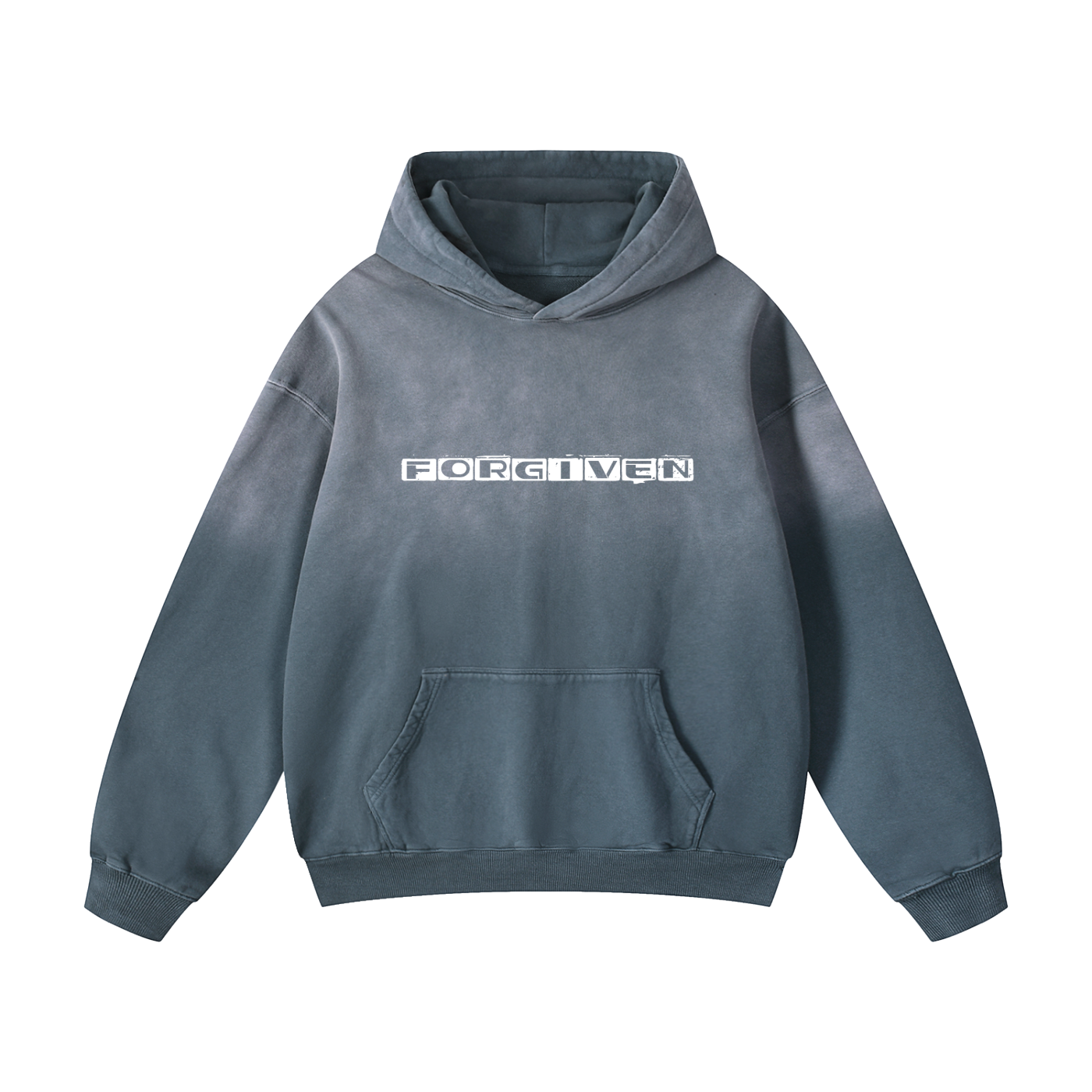 Forgiven - Heavyweight Sun Faded Oversized Hoodie