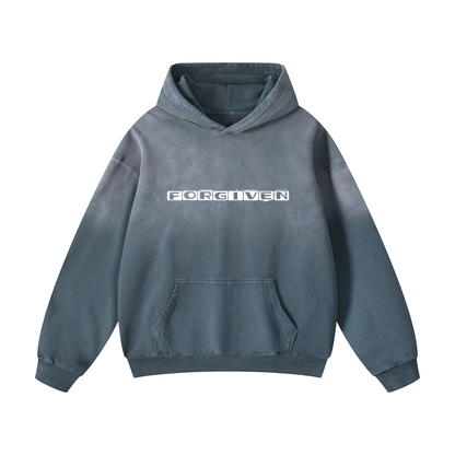 Forgiven - Heavyweight Sun Faded Oversized Hoodie