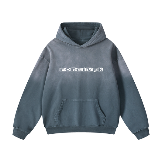 Forgiven - Heavyweight Sun Faded Oversized Hoodie