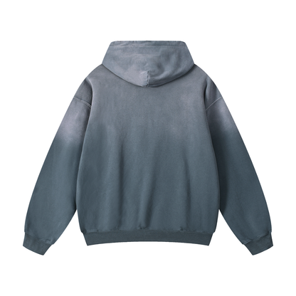 I Don't Chase Love - Heavyweight Sun Faded Oversized Hoodie